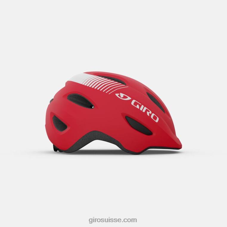 rouge vif 00N84N1481 enfants casque de voyou Giro