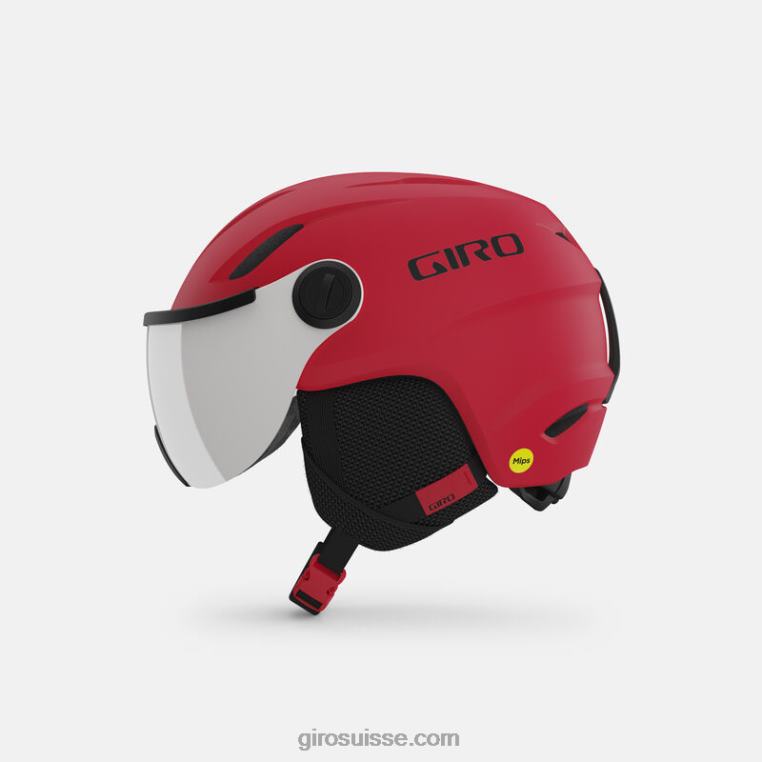 rouge vif mat 00N84N1529 enfants casque buzz mips Giro