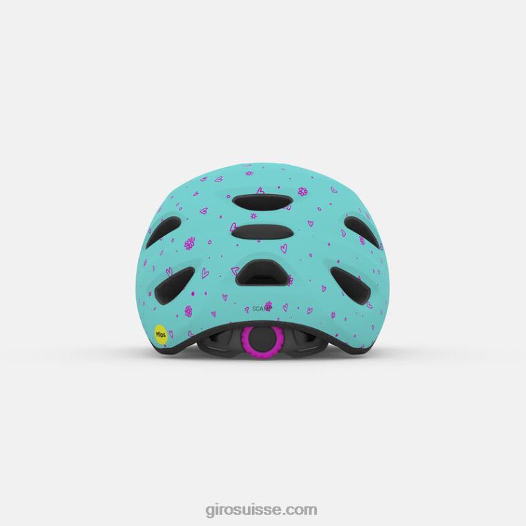 sarcelle d'hiver mat 00N84N1499 enfants casque scamp mips Giro