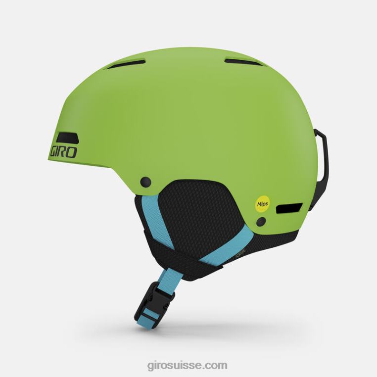 vert clair mat 00N84N1414 enfants casque crue mips Giro