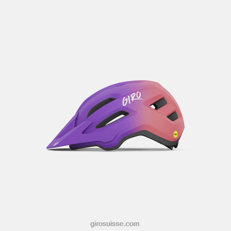 violet mat/lis tigré 00N84N1393 enfants Fixation casque mips ii jeunesse Giro