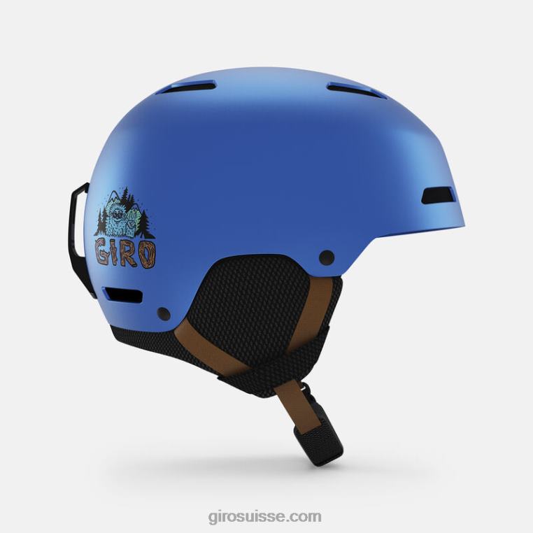 yéti déchiqueté bleu 00N84N972 enfants casque crue mips Giro