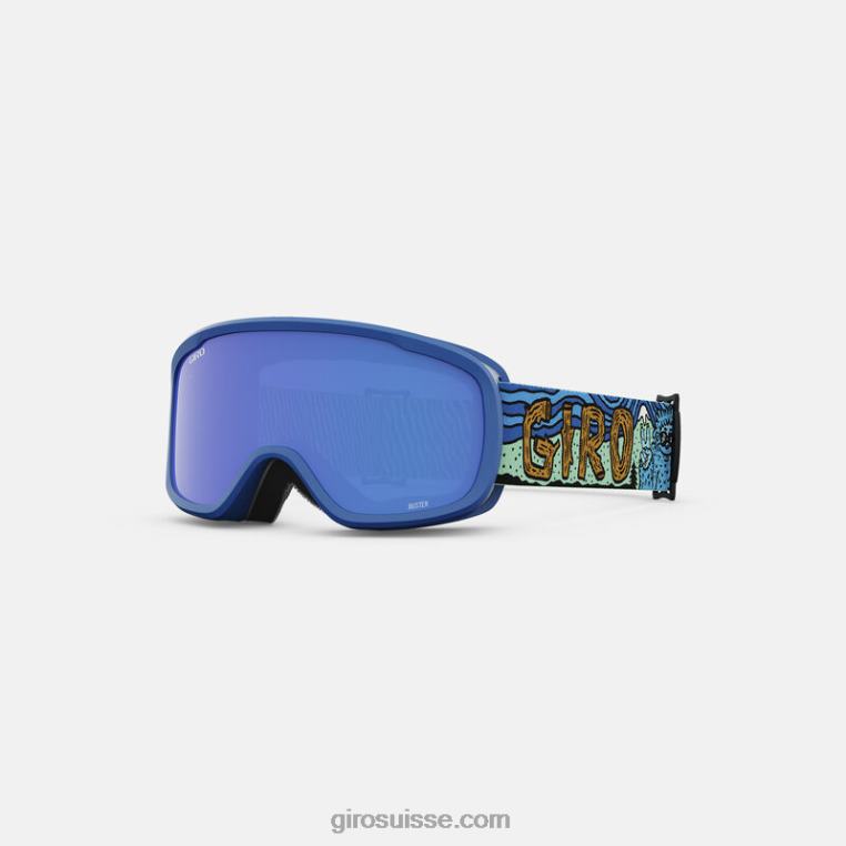yéti déchiqueté bleu 00N84N1461 enfants lunettes de protection Giro