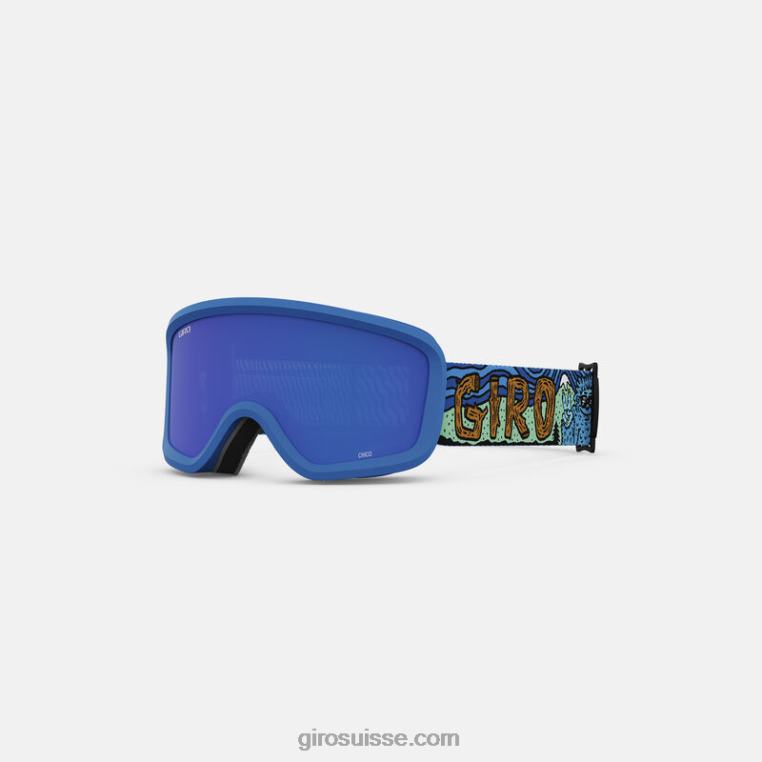 yéti déchiqueté bleu 00N84N1507 enfants masque chico 2.0 Giro