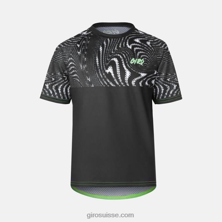 ondulation noire 00N84N975 enfants maillot roust jeunesse Giro