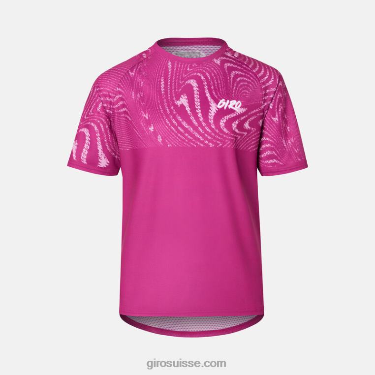 ondulation rose 00N84N1421 enfants maillot roust jeunesse Giro