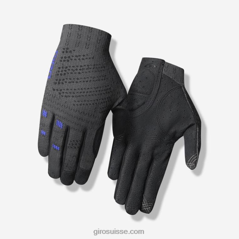titane/violet électrique 00N84N1314 femmes gant de trail xnetic Giro
