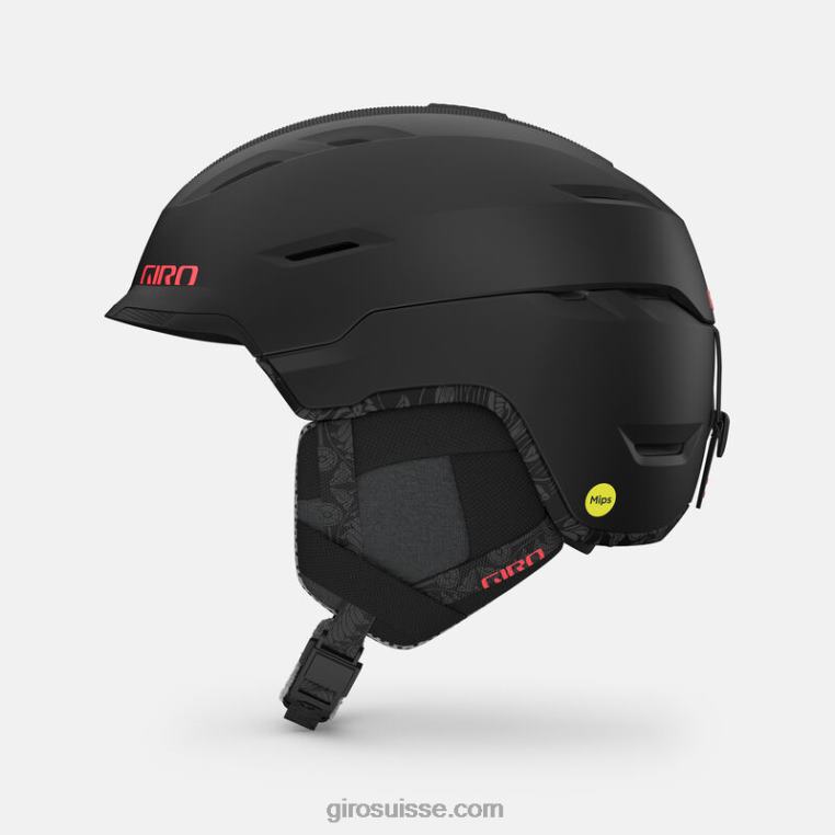 lis tigré noir mat 00N84N1129 femmes casque sphérique tenaya Giro