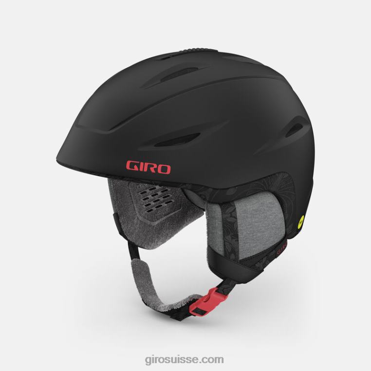 lis tigré noir mat 00N84N1215 femmes casque mips fondu Giro
