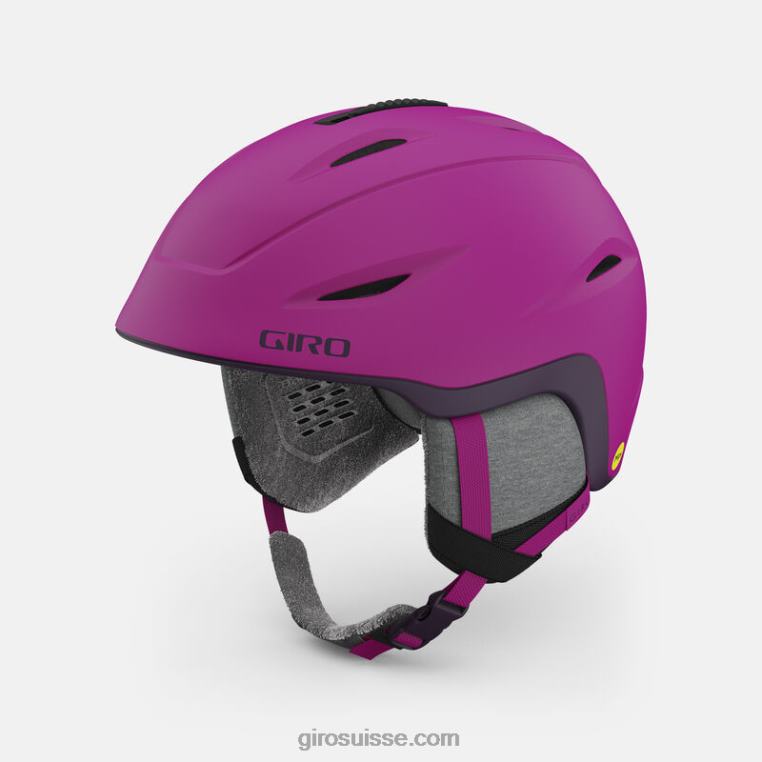 rue/oursin rose mat 00N84N1216 femmes casque mips fondu Giro