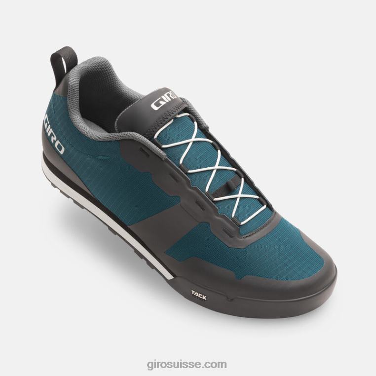 port bleu/grès 00N84N1124 femmes chaussure à lacets tracker Giro
