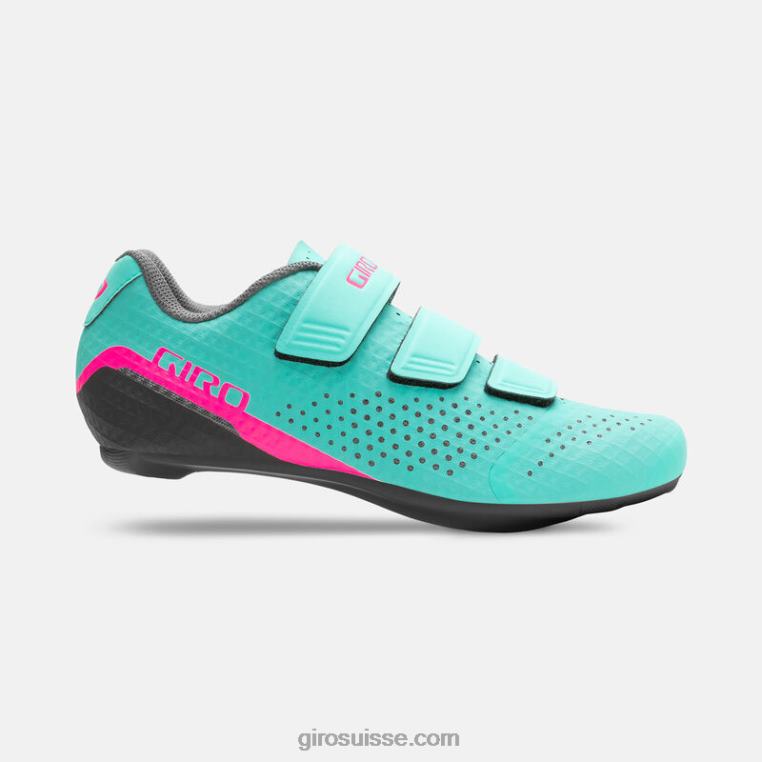 sarcelle hurlante/rose néon 00N84N1190 femmes chaussure stylet Giro
