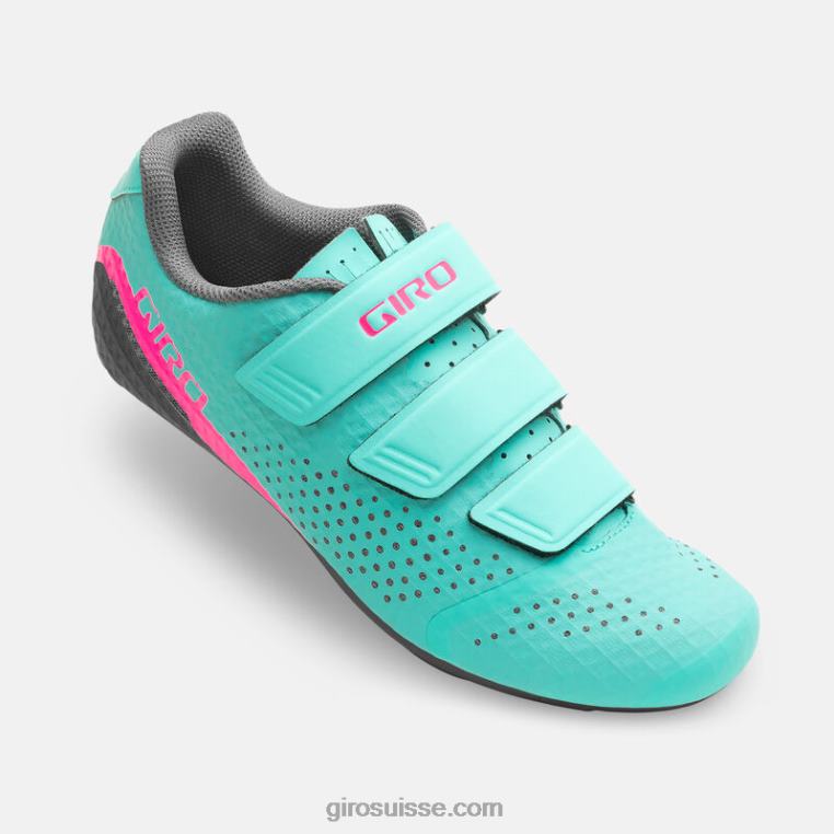 sarcelle hurlante/rose néon 00N84N1190 femmes chaussure stylet Giro