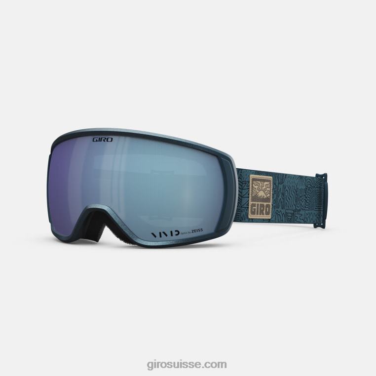 grille d'aventure bleue du port d'ano 00N84N693 femmes lunettes à facettes Giro
