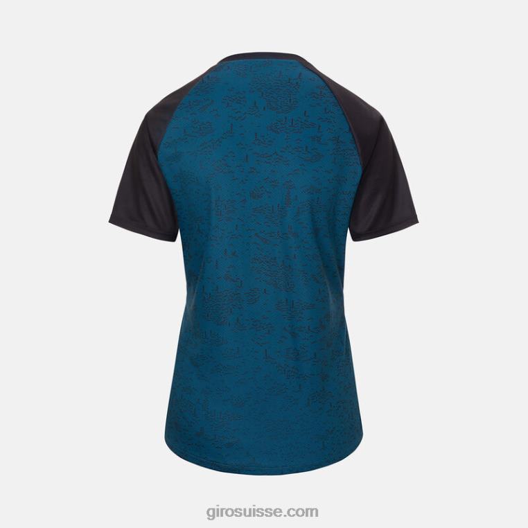 éboulis bleu du port 00N84N1302 femmes maillot rouille Giro