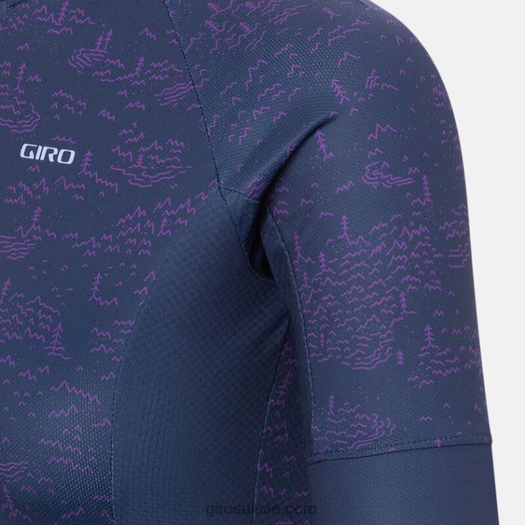 éboulis bleu nuit 00N84N1237 femmes maillot chrono sport Giro