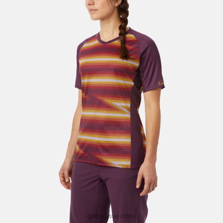 canicule violet poussiéreux 00N84N1299 femmes maillot rouille Giro