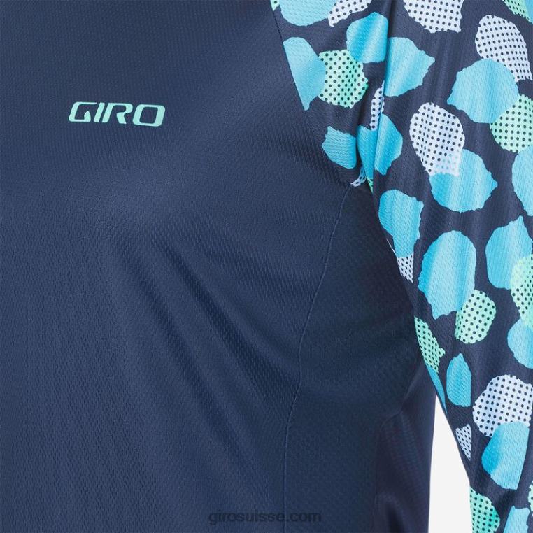 fleur de minuit 00N84N1255 femmes maillot 3/4 rouille Giro