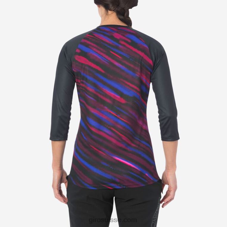 flou noir 00N84N698 femmes maillot 3/4 rouille Giro