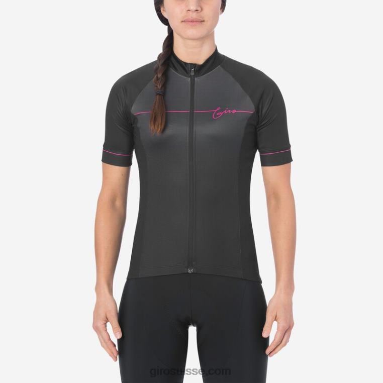 flux noir 00N84N1234 femmes maillot chrono sport Giro