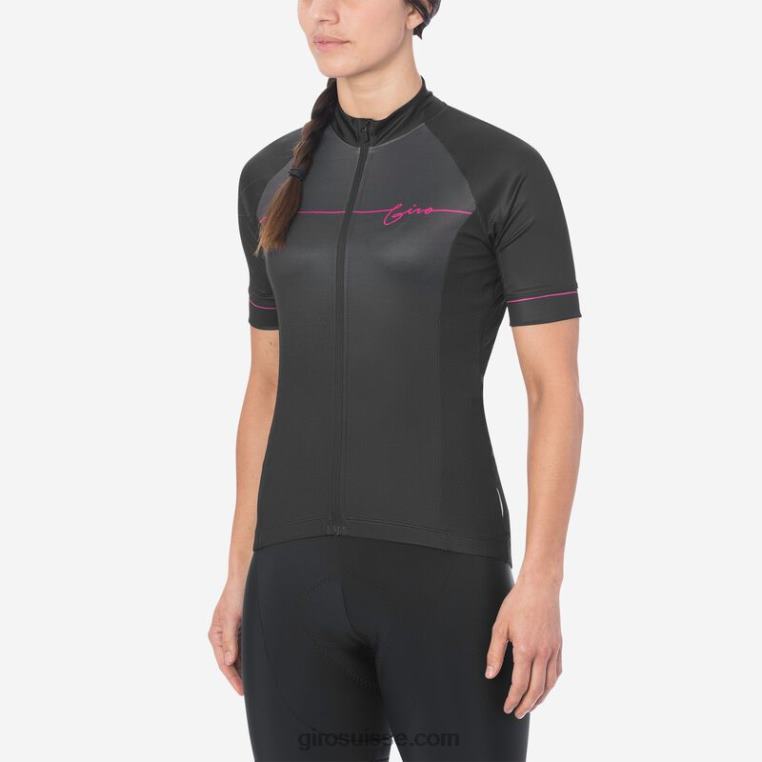 flux noir 00N84N1234 femmes maillot chrono sport Giro