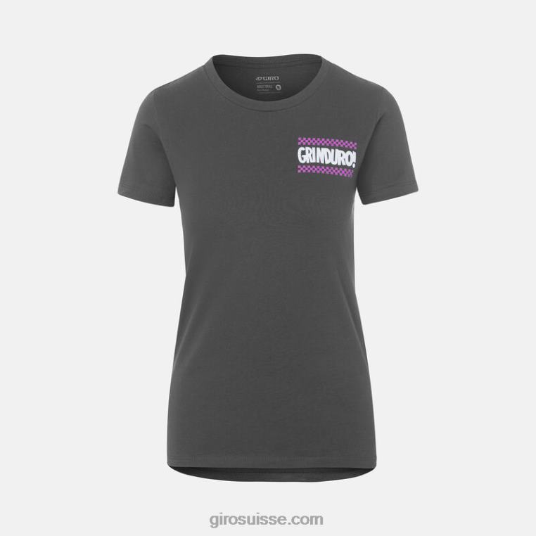 gris grinduro 00N84N915 femmes t-shirt technique - manches courtes Giro