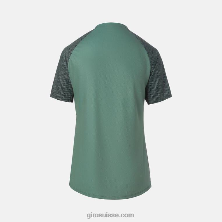 gris vert ondulé 00N84N1300 femmes maillot rouille Giro
