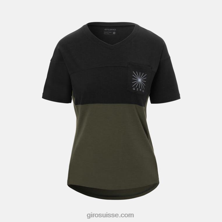 noir/vert sentier 00N84N1120 femmes tour maillot Giro