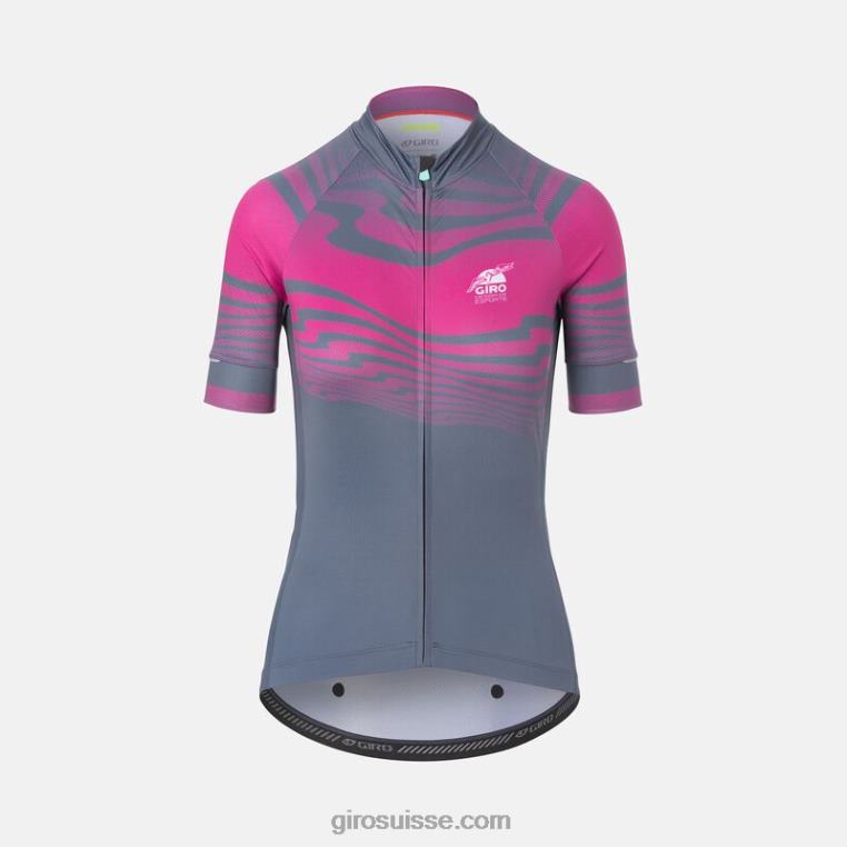 ondas de rue roses 00N84N1276 femmes maillot chrono expert Giro
