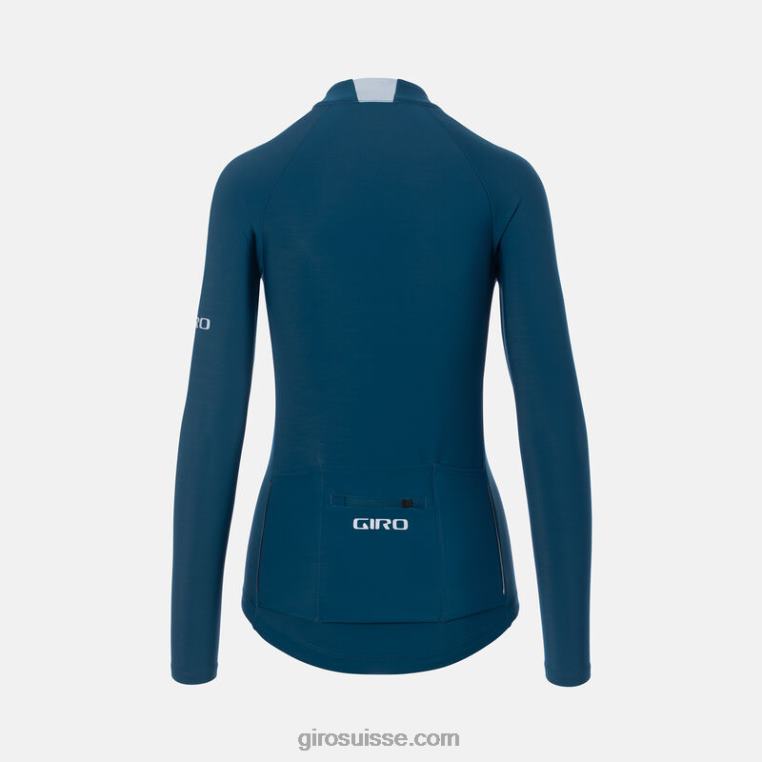 port bleu 00N84N1247 femmes maillot chrono thermique ls Giro