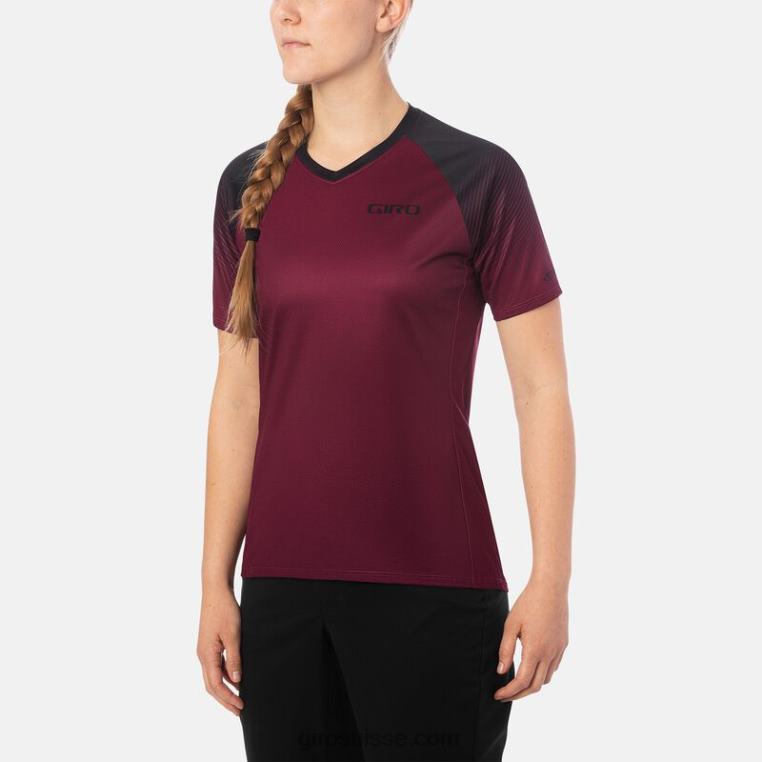 sang de boeuf 00N84N1305 femmes maillot rouille Giro