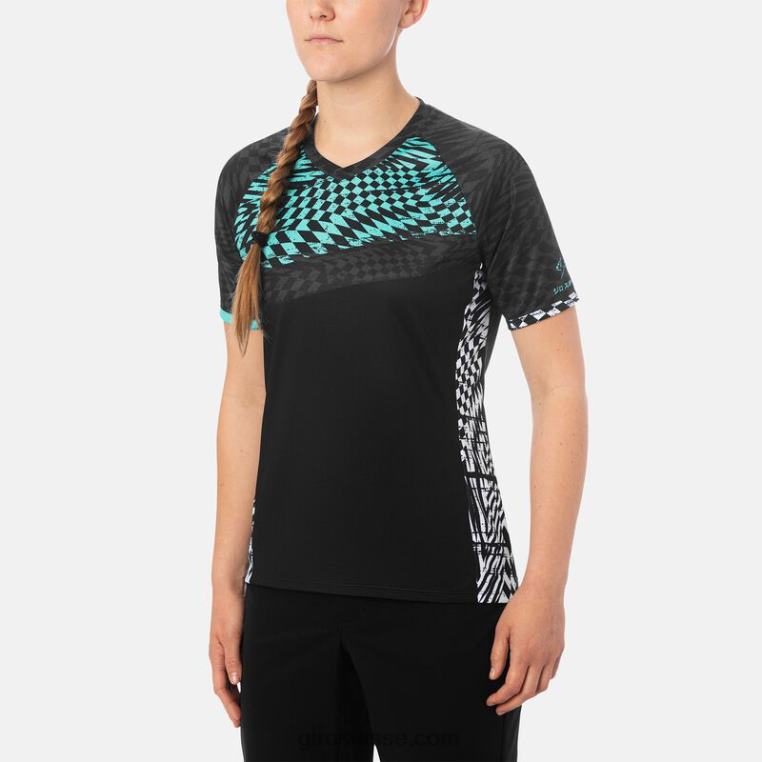 yasuda noir 00N84N1298 femmes maillot rouille Giro