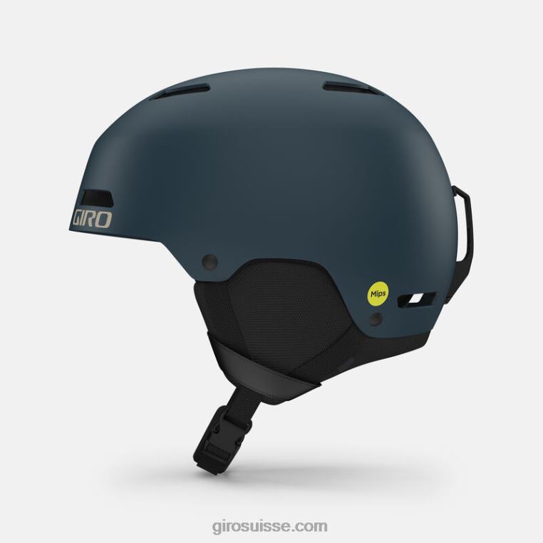 bleu port mat 00N84N360 Hommes casque ledge mips Giro