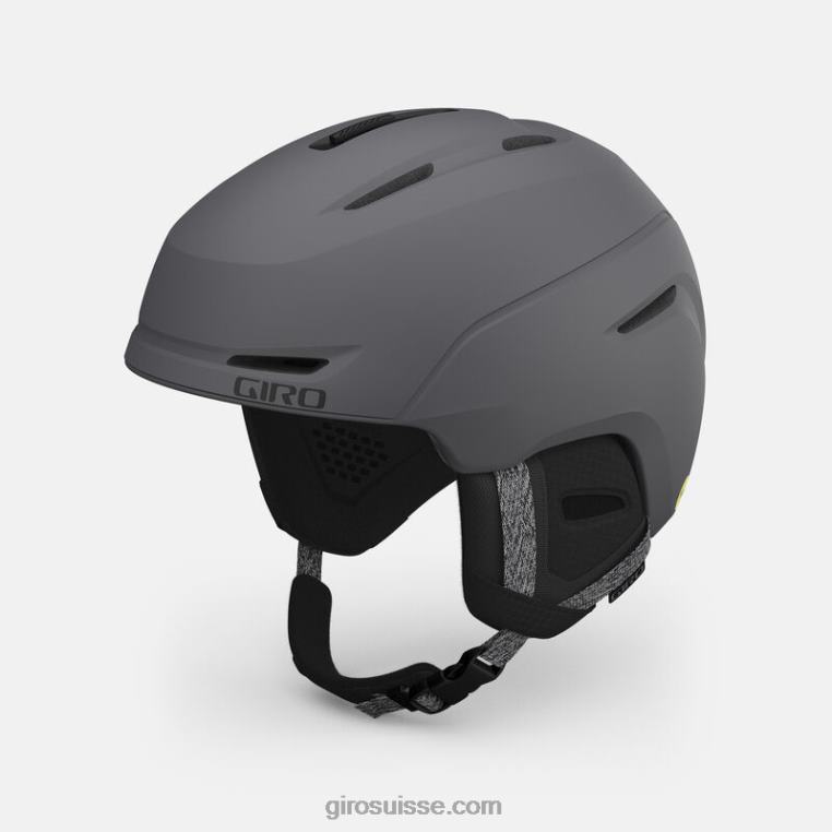 charbon de bois mat 00N84N402 Hommes casque neo mips Giro