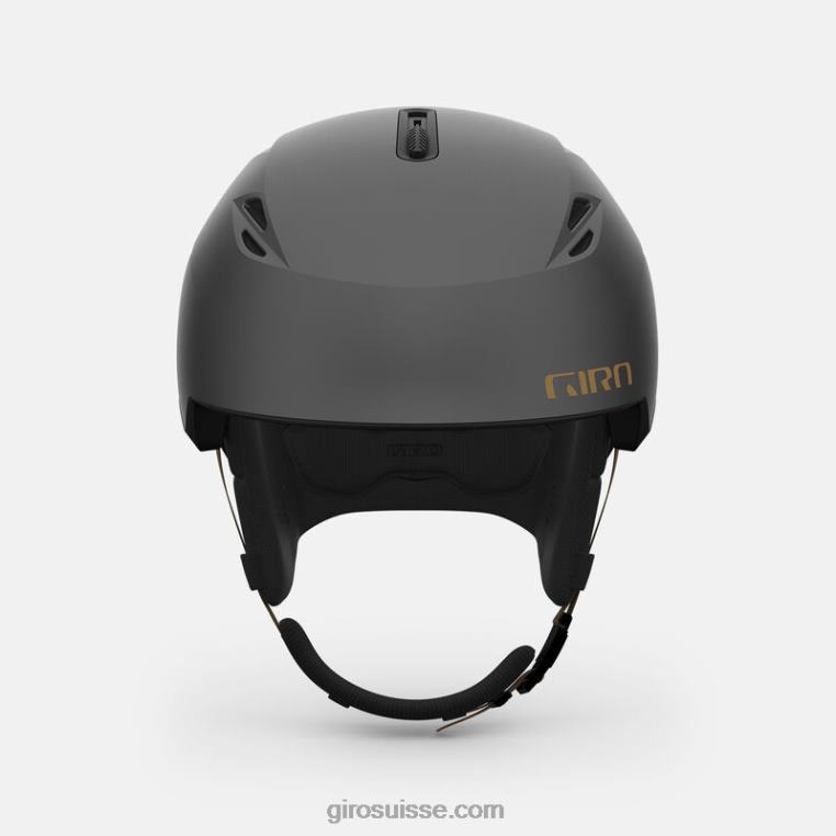 charbon métallique/tan 00N84N356 Hommes casque sphérique à grille Giro