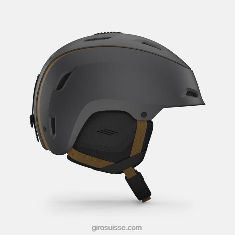 charbon métallique/tan 00N84N424 Hommes casque gamme mips Giro