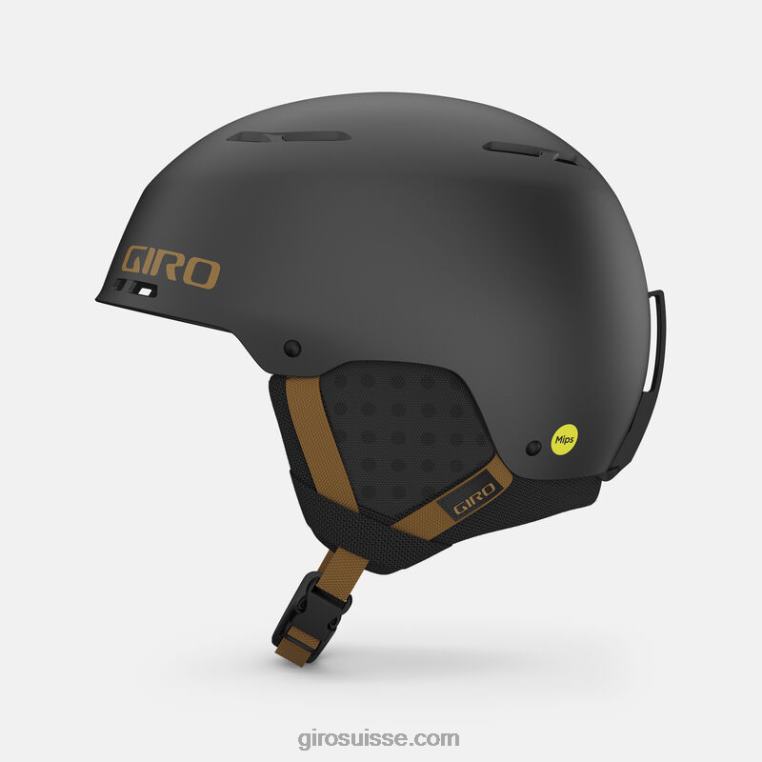 charbon métallique/tan 00N84N432 Hommes casque sphérique émergent Giro