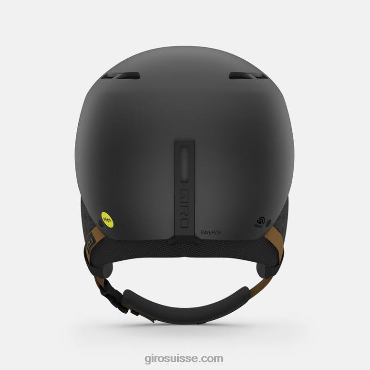 charbon métallique/tan 00N84N432 Hommes casque sphérique émergent Giro