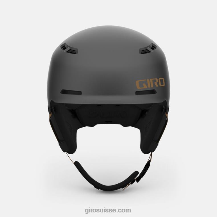 charbon métallique/tan 00N84N468 Hommes casque trig mips Giro