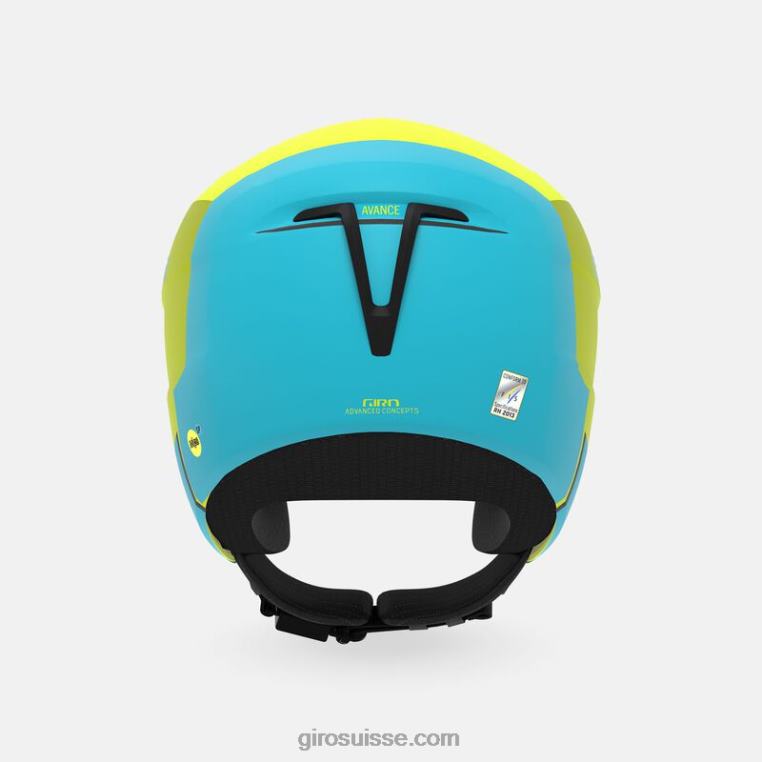 citron mat/iceberg 00N84N977 Hommes casque sphérique avancé Giro