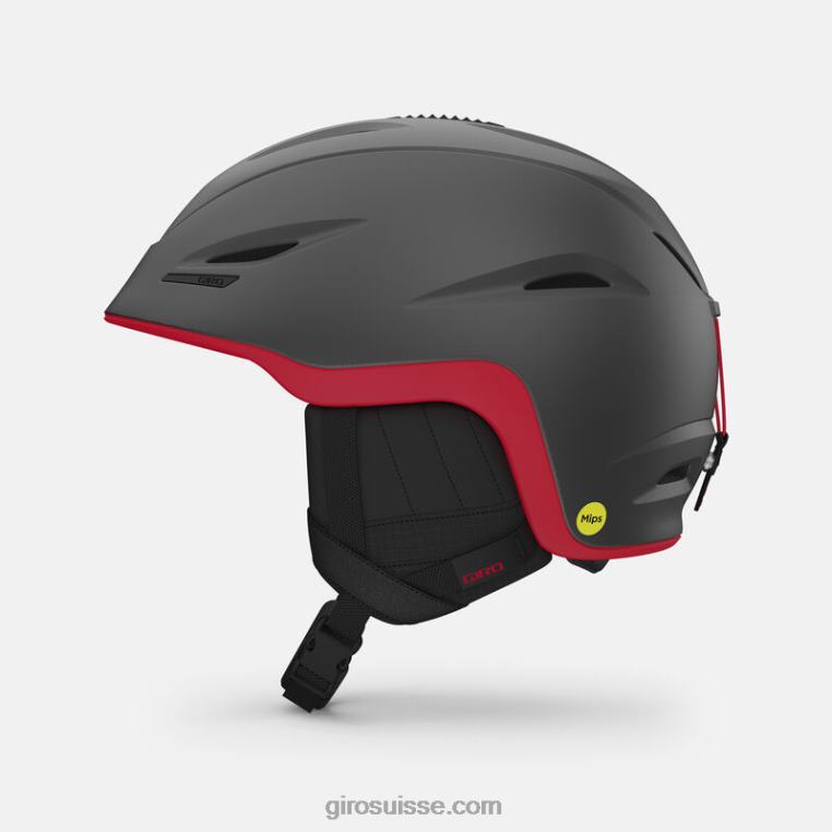 graphite mat/rouge 00N84N938 Hommes casque union mips Giro