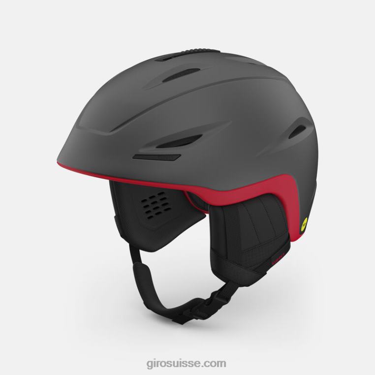 graphite mat/rouge 00N84N938 Hommes casque union mips Giro
