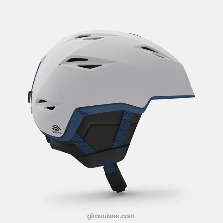 gris poudré mat 00N84N354 Hommes casque sphérique à grille Giro