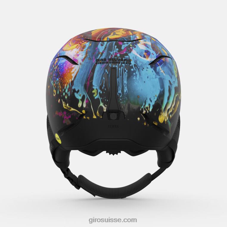 lumière liquide noir mat/orange 00N84N394 Hommes casque jackson mips Giro