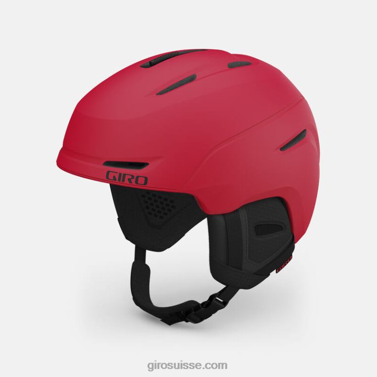 rouge vif mat 00N84N407 Hommes casque néo Giro