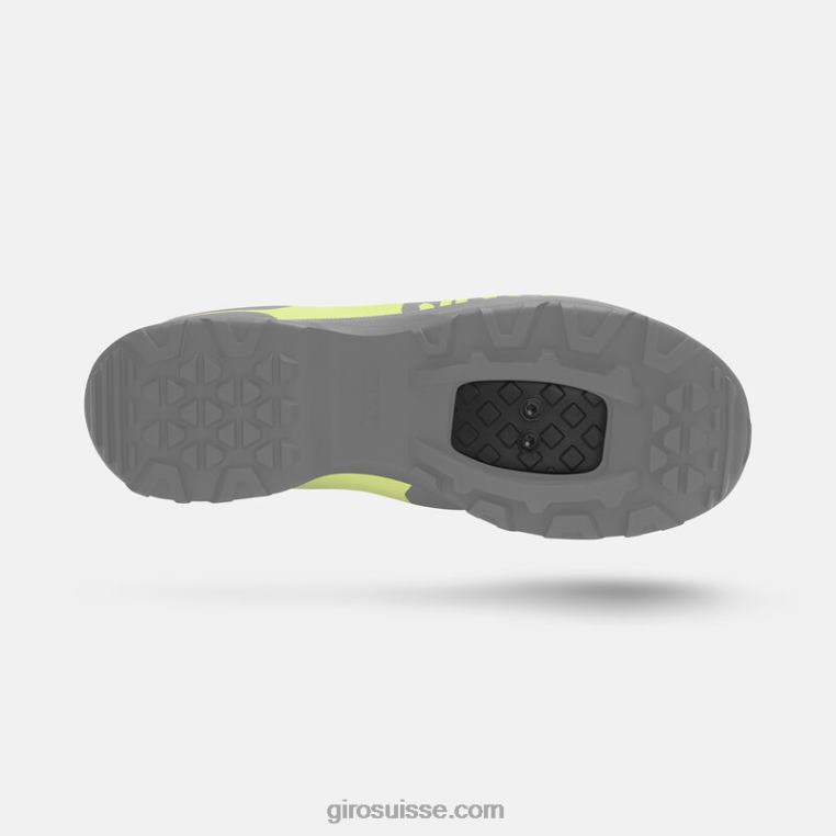 couvercle noir/vert citron 00N84N180 Hommes chaussure de berme Giro