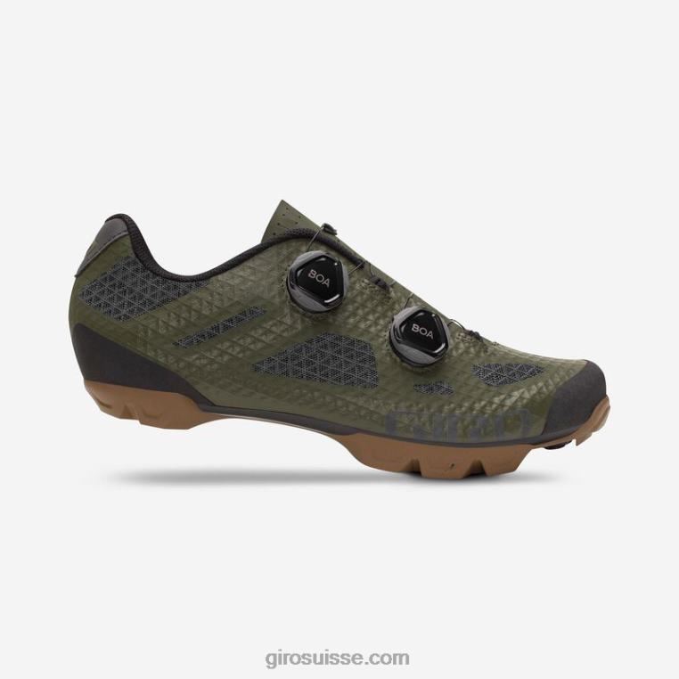 olive/gomme 00N84N542 Hommes secteur chaussure Giro