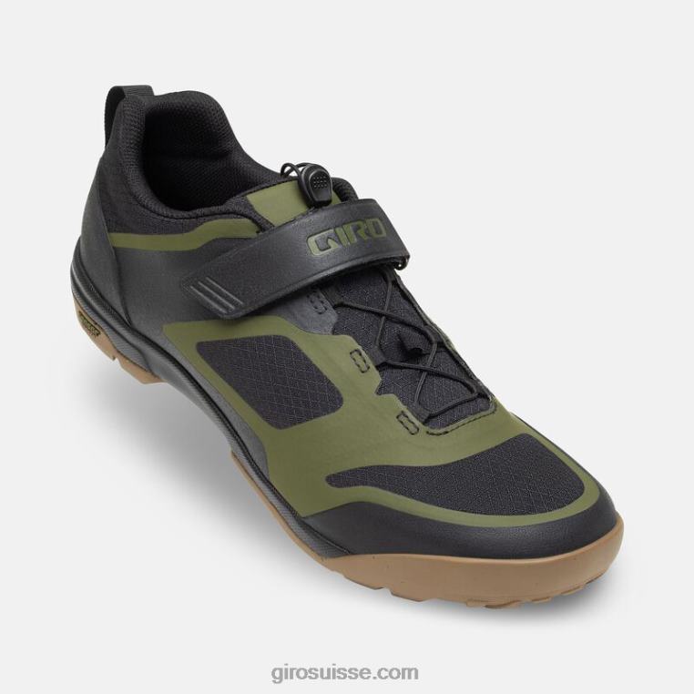 olive noire 00N84N491 Hommes chaussure ventana fastlace Giro