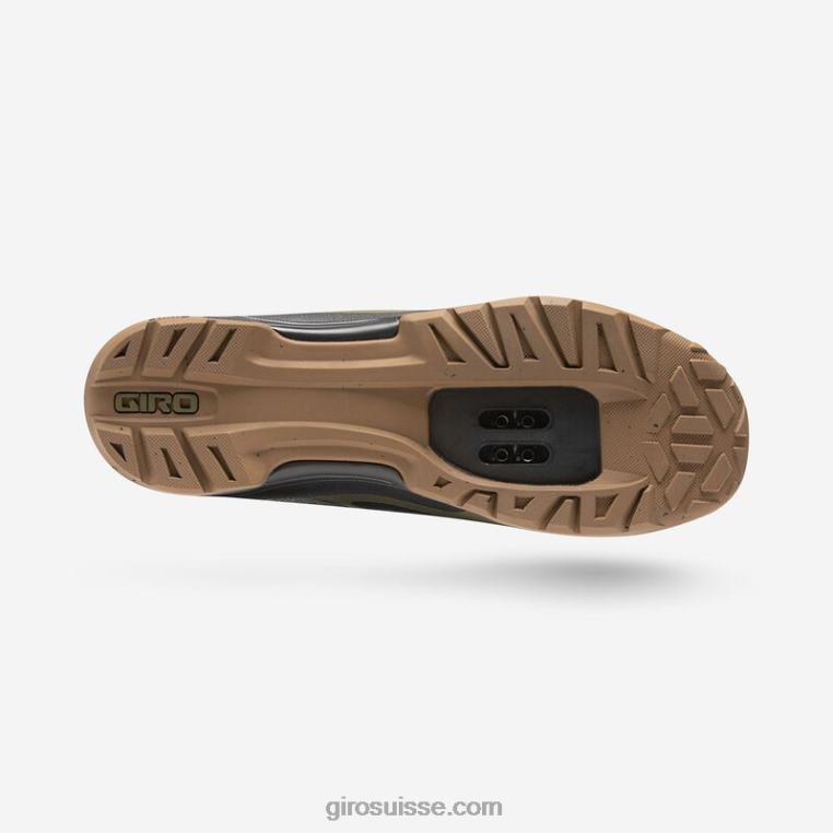 olive noire 00N84N491 Hommes chaussure ventana fastlace Giro
