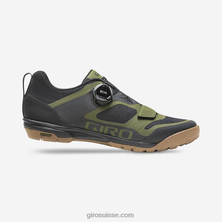 olive noire 00N84N508 Hommes chaussure ventana Giro